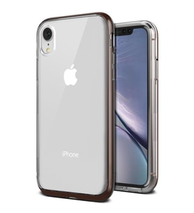 VRS iPhone XR ile Uyumlu Crystal Bumper Kılıf Brown