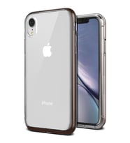 VRS iPhone XR ile Uyumlu Crystal Bumper Kılıf Brown