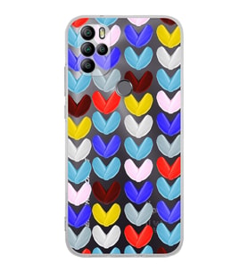 PrintiFy General Mobile GM 21 Pro ile Uyumlu Water Color 1  Kamera Korumalı Şeffaf  Kılıf