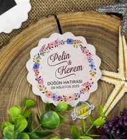 7cm Özel Baskılı Magnet Uv Baskılı - Çiçek 28