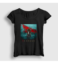Presmono Kadın Siyah Shogun Dizi T-Shirt 422269tt