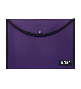Jacbag Mor Kadın A4 Çıtçıtlı Dosya Defter Tablet ve Evrak Çantası