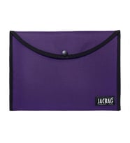 Jacbag Mor Kadın A4 Çıtçıtlı Dosya Defter Tablet ve Evrak Çantası