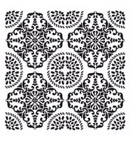 HOME DECOR MİNİ STENCIL HDM-84 25X25