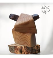 Horn Figür / Ahşap / Batu Wood Art