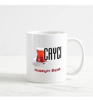 Çaycı Kupa Bardak (1. Tasarım) (Beyaz)
