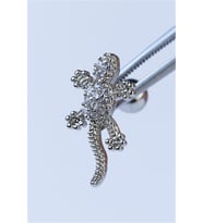 Kertenkele Silver Piercing