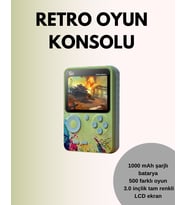 Tv Bağlantılı 500 Oyunlu Mini Gameboy Konsol