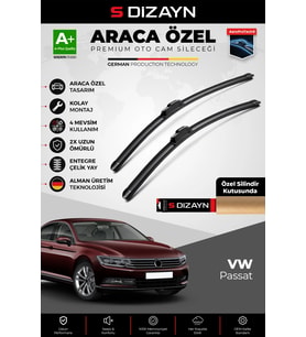 Drs Tuning Passat B8 Ön Cam Silecek Seti 2015-2024 Premium Araca Özel 65-48 Cm A+ Kalite