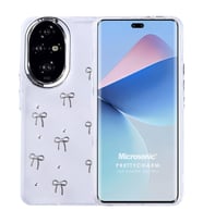 Microsonic Honor 200 Kılıf PrettyCharm Bow (Gümüş)