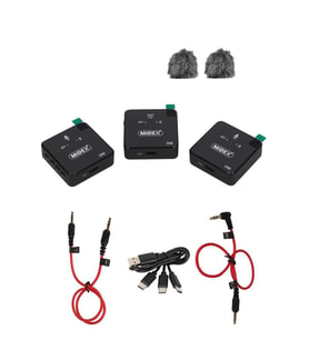 Midex CM2 Kablosuz Wireless İkili Kamera Mikrofon (Telefon Bilgisayar Mixer Ses Kartı Kamera)