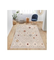 Rovigo Home Dijital Baskı Yıkanabilir Kaymaz Taban Salon Halısı RVG1013 80x200 cm (Bej)