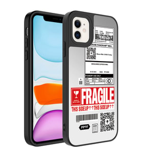 Apple iPhone 11 Kılıf Aynalı Desenli Kamera Korumalı Parlak Zore Mirror Kılıf Fragile
