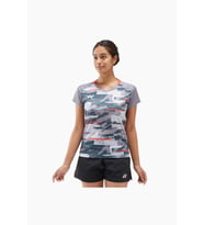 Yonex YY24 YW0034 Kadın Spor Gri Tişört