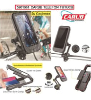 Carub Portatif Universal Motosiklet Bisiklet Su Geçirmez Telefon Tutucu