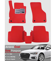 AUDİ A6 SEDAN (2019-2025) Uyumlu EVA Paspas Tam Set–Araca Özel,Su Geçirmez,Kolay Montaj