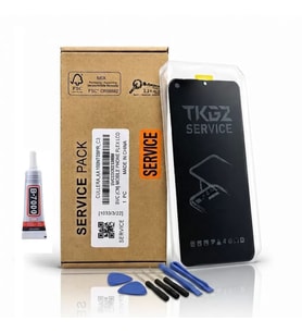 Tkgz - Xiaomi Redmi POCO C75 İle Uyumlu Lcd Ekran Dokunmatik Servıce Pack Lcd + B-7000 + Tamir Kiti