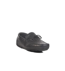 2Y0173Siyah Hakiki Deri Erkek Loafer
