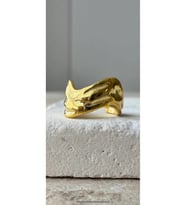 Ear Cuff Küpe Tekli 925 Ayar (Gold)