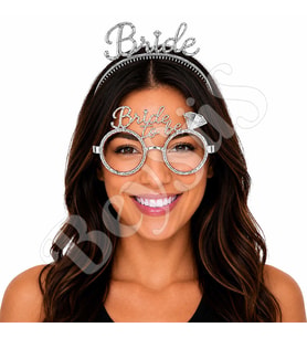 Bride To Be Tac Gözlük Set Gümüş