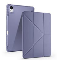 Lexroo Huawei Matepad 11.5 2025 Kılıf Tri Folding Kalem Bölmeli Standlı Kılıf - Mor