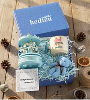 Kişiye Özel Edebiyat Öğretmeni Hediye Kutusu - Kişiye Özel T Kupa, Atlı Karınca Müzik Kutusu, Peluş Anahtarlık Öğretmenler Günü Hediyesi (Mavi)