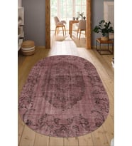 Dijital Baskılı Kaymaz Taban Yıkanabilir Oval Salon Halısı Mutfak Halısı Yolluk NDO-HT-1001 (Çok Renkli)