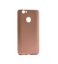 Huawei Nova Uyumlu Kılıf Zore Premier Silikon Kapak (Gold)