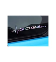 Sportage Yan Cam Sticker Oto Kapı 20 Cm X 7 Cm Hologram c60