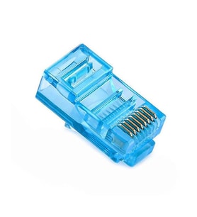 Powermaster PM-22702 RJ45 RJ45 CAT6 8P/8C Mavi Soket (100 Lü Paket)
