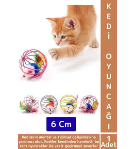 Evcil Hayvan İlgi Çekici Eğlenceli Vakit Zihinsel Gelişim Kafesli Fareli Kedi Köpek Oyun Topu