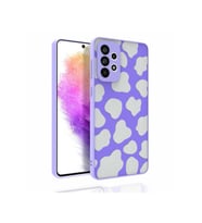 Samsung Galaxy A73 Uyumlu Kılıf Desenli Kamera Korumalı Parlak Zore Nora Kapak (Model 6)