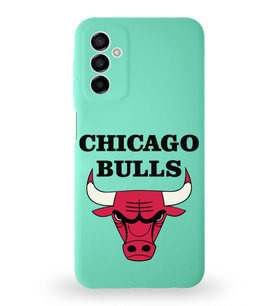 Samsung Galaxy M13 Uyumlu Lansman Kılıf Altı Kapalı İçi Kadife  Chicago Bulls Tasarımlı  Kapak (Şeffaf)