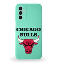 Samsung Galaxy M13 Uyumlu Lansman Kılıf Altı Kapalı İçi Kadife  Chicago Bulls Tasarımlı  Kapak (Şeffaf)