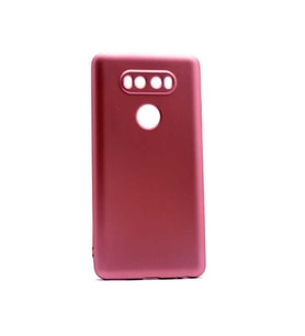 LG V20 Uyumlu Kılıf Zore Premier Silikon Kapak (Rose Gold Altın)