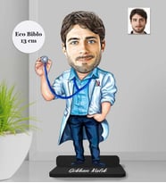 Kişiye Özel Doktor Erkek Ahşap Eco Biblo -9
