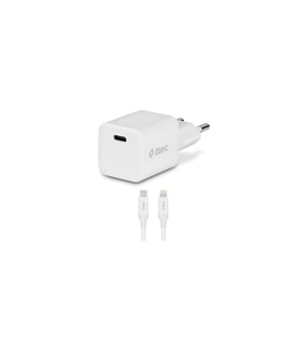 Ttec SmartCharger 20W PD Seyahat Hızlı Şarj Aleti + USB-C - Lightning (ıphone)1.50cm Kablo Beyaz - 2SCG20LB