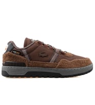 Lacoste Mens T-Clip Winter Cordura 224 1 SMA Sneaker Günlük Spor Ayakkabı Kahverengi