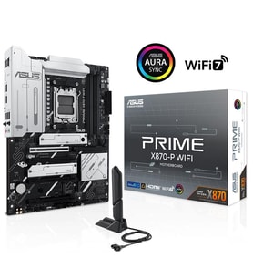 ASUS PRIME X870-P WIFI DDR5 8000MHZ 1XHDMI 2XUSB4 4XM.2 ATX AM5 (AMD AM5 9000/8000/7000 SERİLERİ İLE UYUMLU)