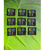 3X3 CM 9 ADET GOOL YAZILI ARMA YAMA DİKİŞ GİYİM ÇANTA AKSESUARI
