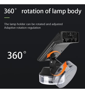 Solar Duvar Aydınlatması Sensörlü Led + 8 Metre Rgb Şerit Ledli Bahçe Dekor Lambası