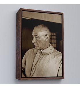 Çerçeveli Atatürk Tablosu (Altın)