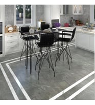 Knsz masa sandalye takımı hem105zengin grisyh 140*040 4 sandalye syhsyh kolçaklı sırt minderli