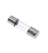 5x20 mm 0,5 A Max 250VAC Cam Sigorta x 1 adet  (rf080) (Metal)