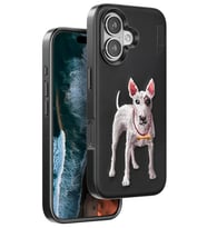 Iphone 16 Perma Desenli Kapak - Siyah