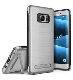 VRS Galaxy Note FE ile Uyumlu Duo Guard Kılıf Light Silver