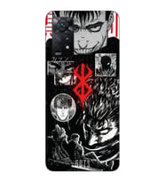 Redmi Note 11S - Note 11 Uyumlu Berserk Anime Tasarımlı Şeffaf Telefon Kılıfı