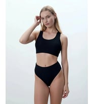 Giyim Kadın Transparan Dantel İşlemeli Göğüs Dekolteli Body