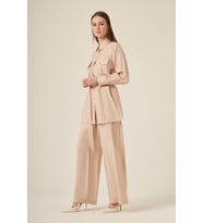 FTZ Women Kadın Rahat Kalıp Tensel İkili Takım Beige 31306