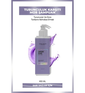 Supreme Blond Turunculuk Karşıtı Saç Bakım Şampuanı (Mor Şampuan)